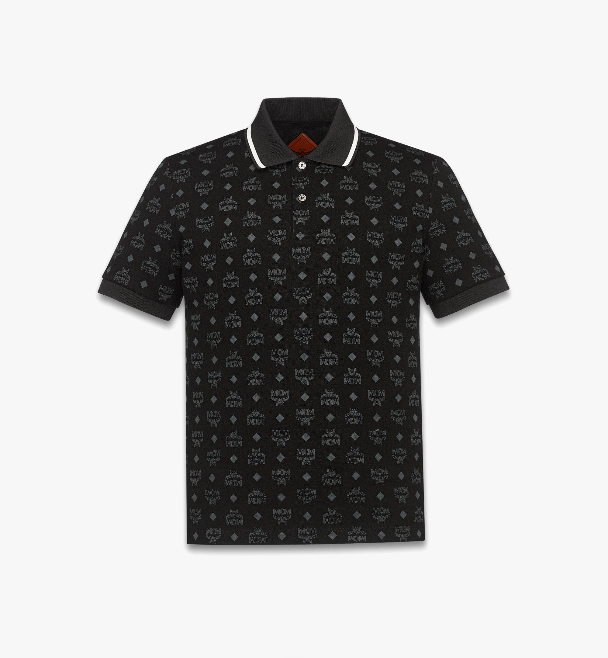 Poloshirt aus Jacquard mit Monogramm 1